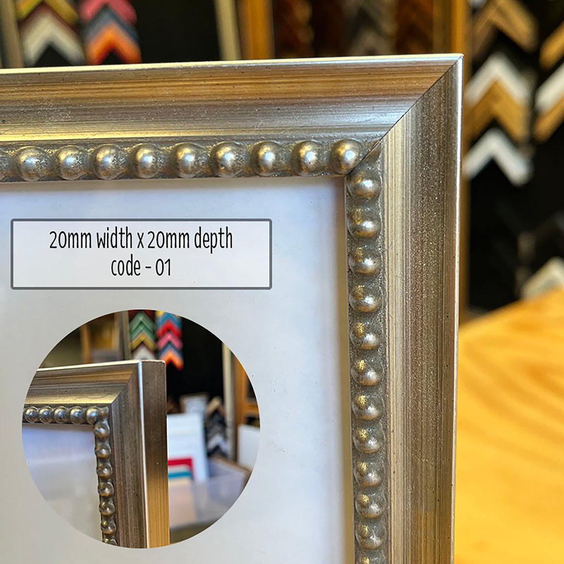 11”x14” Photo frame in ornate Metallic Silver finish made from quality framing materials. This Picture Frame is perfect for an 11inch x 14inch artwork or photo, or you can add a matboard insert for smaller A5 artwork or 8”x10” or 6”x8” photos.