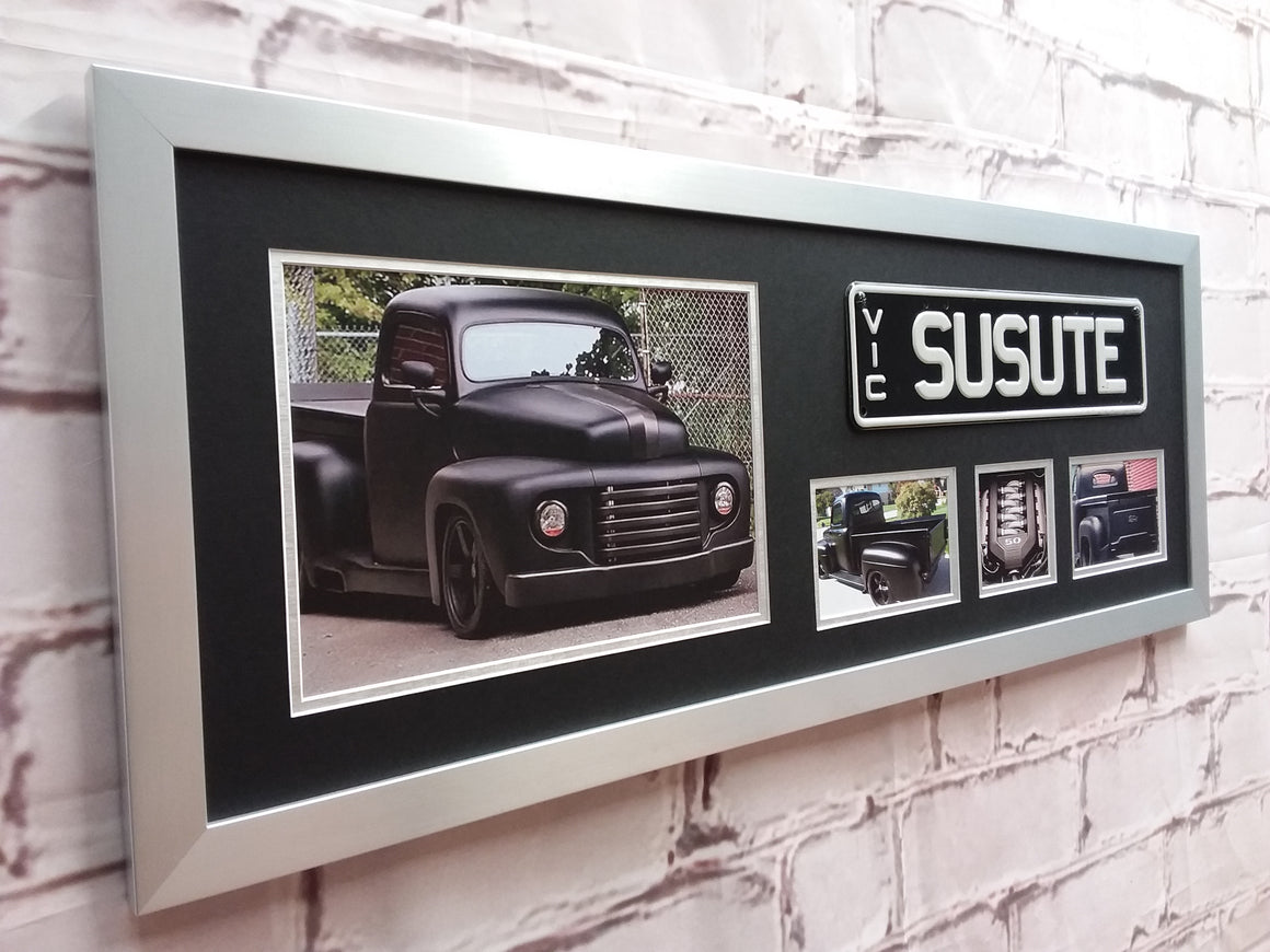 Car Lover Memorabilia Frame, Number plate and Car Photo's, Garage or Man Cave Gift Idea's, Fathers Day Gift Idea's, Gifts for him, Gift for Dad, Gift for the car lover, fathers day gift for husband