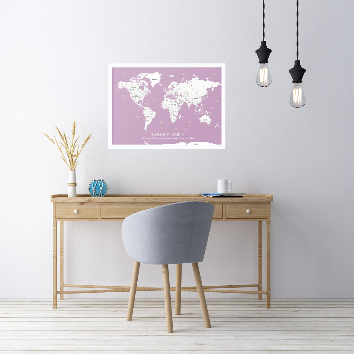 Personalised Map, World Map Pin Board, Framed World Map, Custom Travel Map, World Map Wall Art, Framed Pin Board, Travel Map Pin Board, Wedding Gift map, Couples Gift, World Map Art, World Travel Map, Push Pin Travel Map, Framed Push Pin Map
