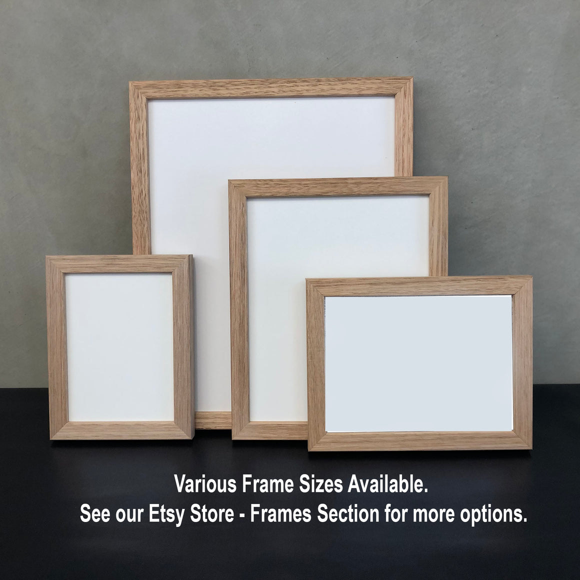 A2 Oak Timber Frame, Photo Frame, Poster Frame, A2 Wooden Frame, Gallery Frames,